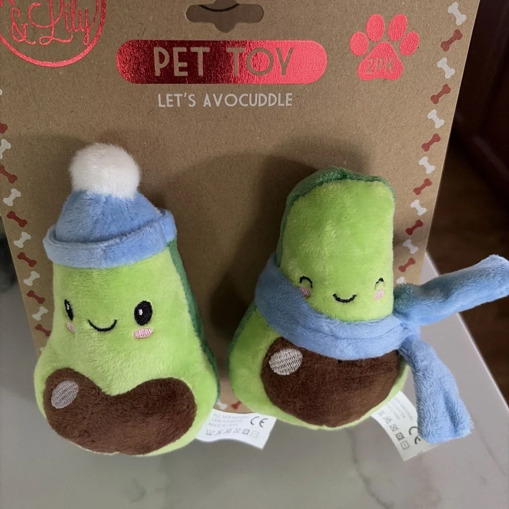 Dog Toys NEW Lot of 4 Squeaker Toys Small Medium Soft